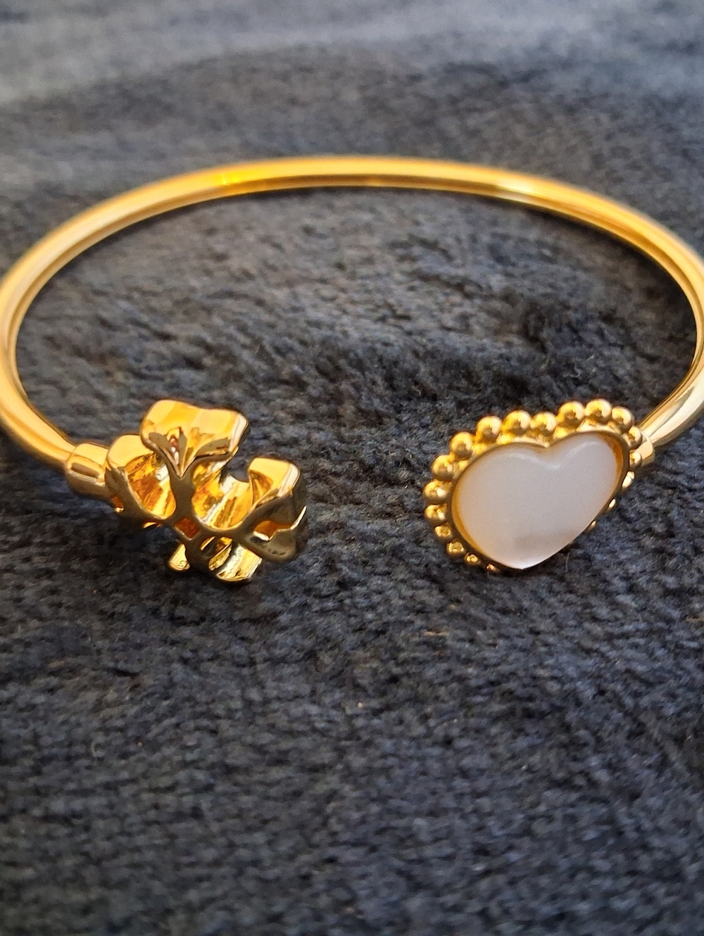 NEW Tory Burch Roxanne Mother of Pearl Cuff Bracelet